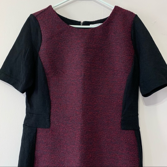 Ricki’s Maroon Black Contour Dress Size 12 - Picture 2 of 7